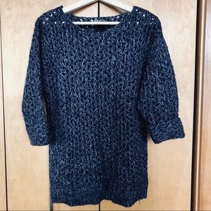 Wide Knit Pullover Sweater